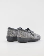 ZAPATILLAS DE CASA MUJER ANCHO ESPECIAL CABRERA 5454 FLORELLA GRIS