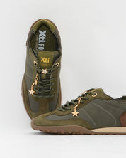 DEPORTIVO SNEAKER MUJER PLANA COLOR KAKI XTI 146146