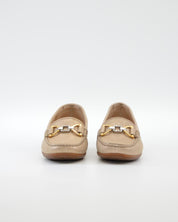 ZAPATO MOCASIN MUJER FLUCHOS COLOR PLATINO ADUNA F1920