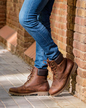 BOTA HOMBRE PANAMA JACK NAPA GRASS CUERO BARK