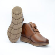 BOTIN VELCRO CIERVO CUERO 6144