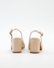 ZAPATO SALON DESTALONADO TACON CUADRADO COLOR BEIGE DANIELA V. 2315CD SAHARA