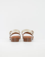 SANDALIA MUJER NAPA HIELO TACON BAJO PLANTA DE GEL OH MY SANDALS 5993
