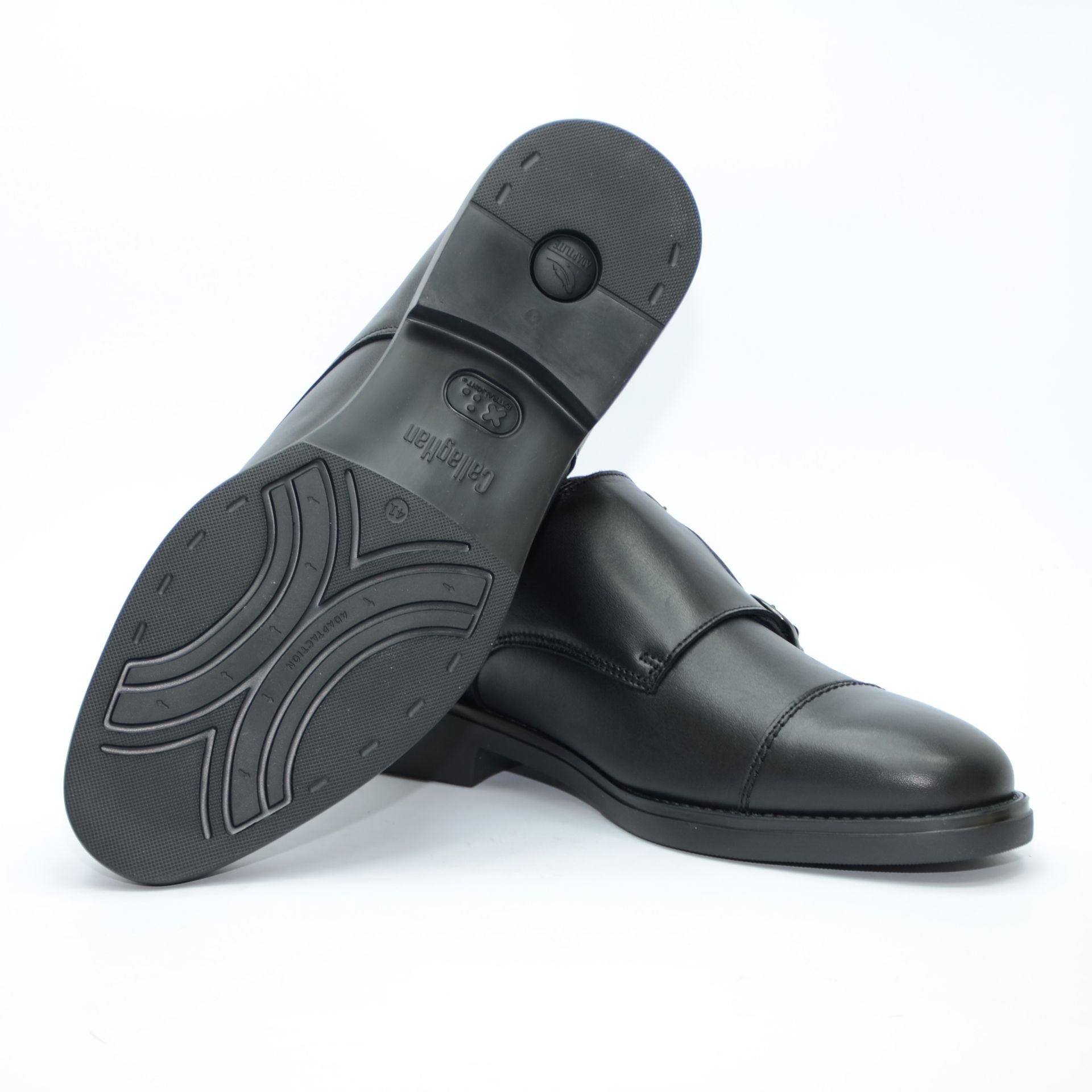 ZAPATO DOS HEBILLAS NEGRO 59804