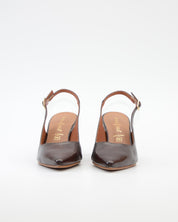 ZAPATO SALON DESTALONADO TACON CUADRADO COLOR MARRON DANIELA V. 2315CD MORO