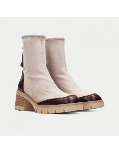BOTIN LICRA TACON BEIG BURDEOS HI243681