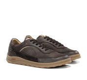 ZAPATO BAREFOOT DEPORTIVO HOMBRE FLUCHOS COLOR MARRON F2505 JERRY GUINEA CAFÉ