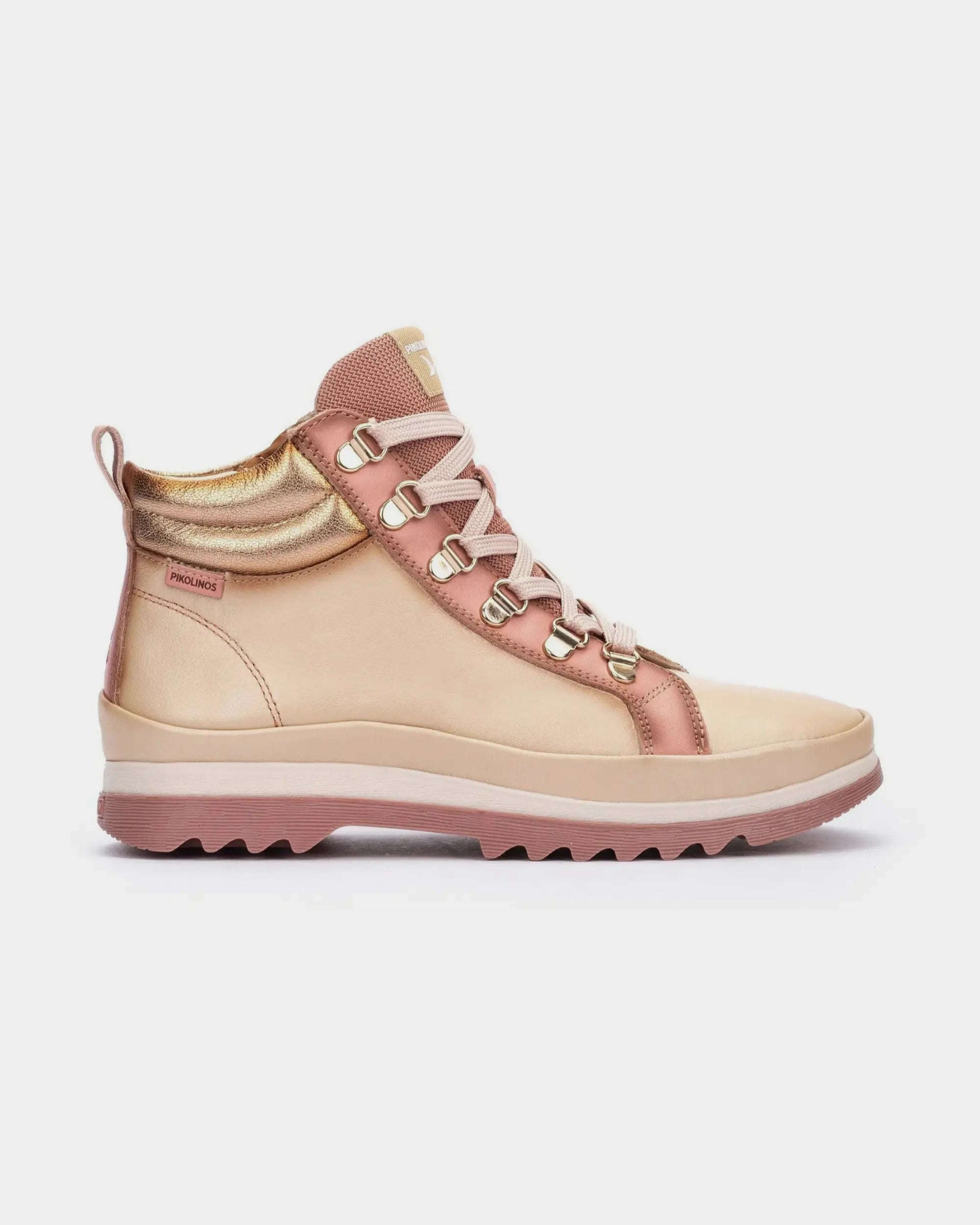 BOTIN DEPORTIVO MUJER CORDONES Y CREMALLERA MARFIL W3W-8564 CPC1 VIGO