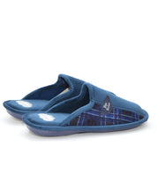 ZAPATILLAS CASA HOMBRE SUAPEL CUADROS MARINO