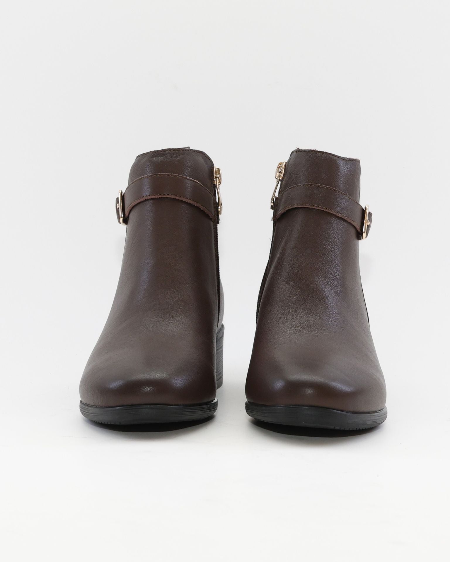 BOTIN TACON BAJO MUJER COLOR MARRON THE HAPPY MONK SACRA 003