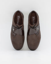 ZAPATO ANCHO ESPECIAL VELCRO PLANTILLA EXTRAIBLE PITILLOS 11510 MARRÓN