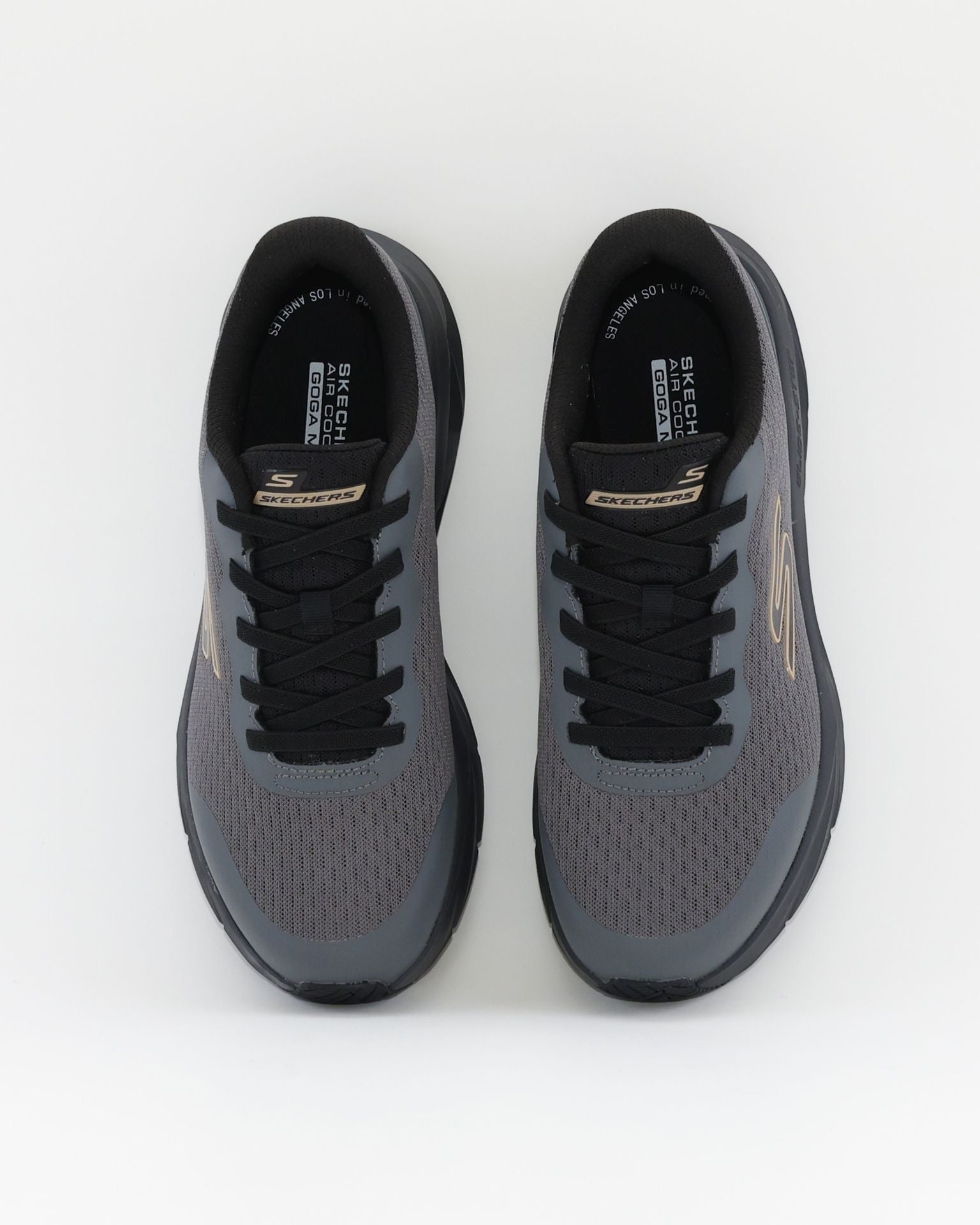 SNEAKERS HOMBRE DEPORTIVO SKECHERS GRIS OSCURO 221041 CHAR
