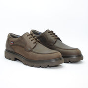 ZAPATO CORDONES MARRON ENGRASADO 48100