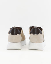 ZAPATO DE CORTE DEPORTIVO WONDERS A-24111 CONBINADO TAUPE MARRON