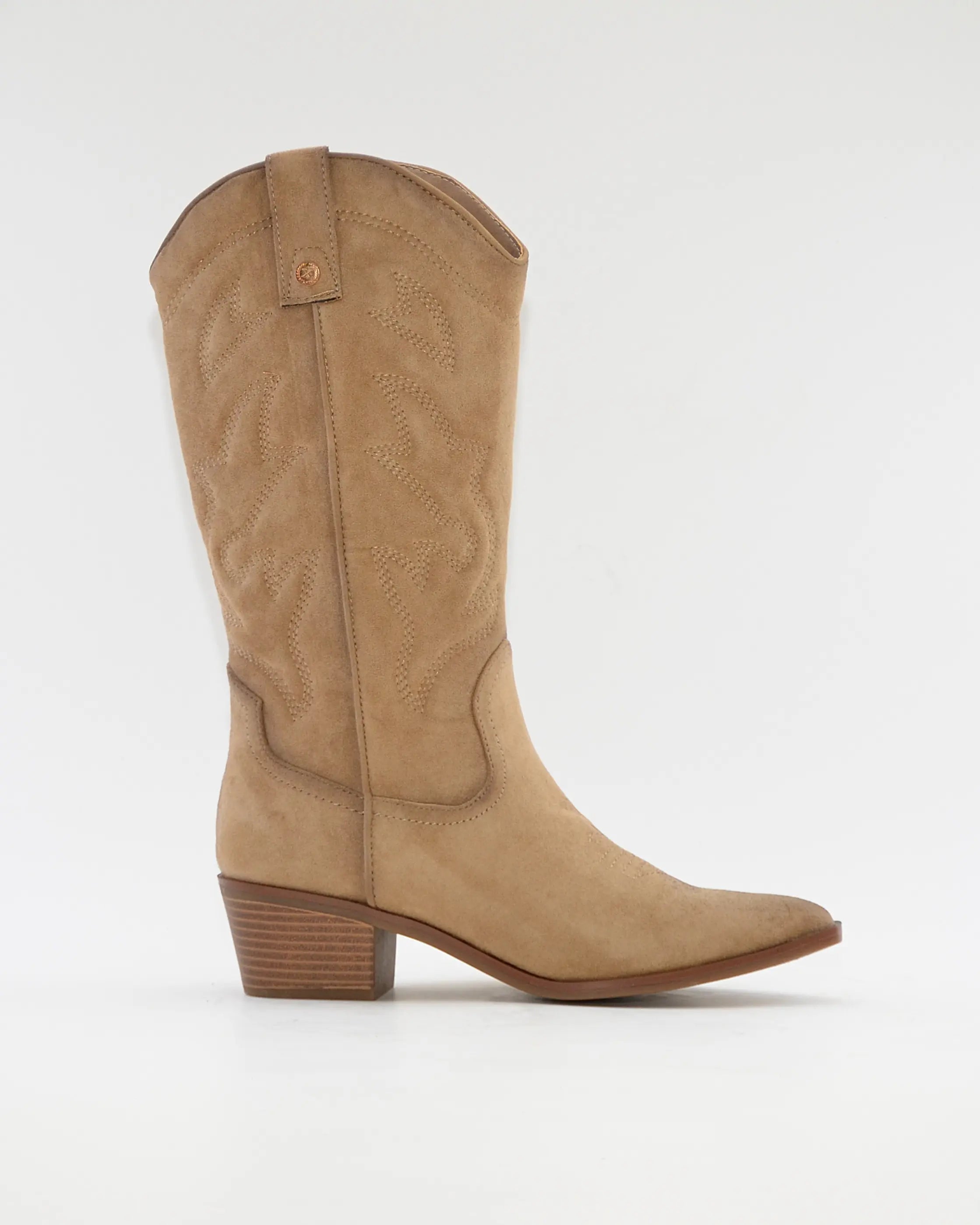 BOTA COWBOY COLOR BEIGE CON CREMALLERA  XTI 144308