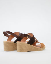 SANDALIA CUÑA MUJER BICOLOR KAOLA 1121