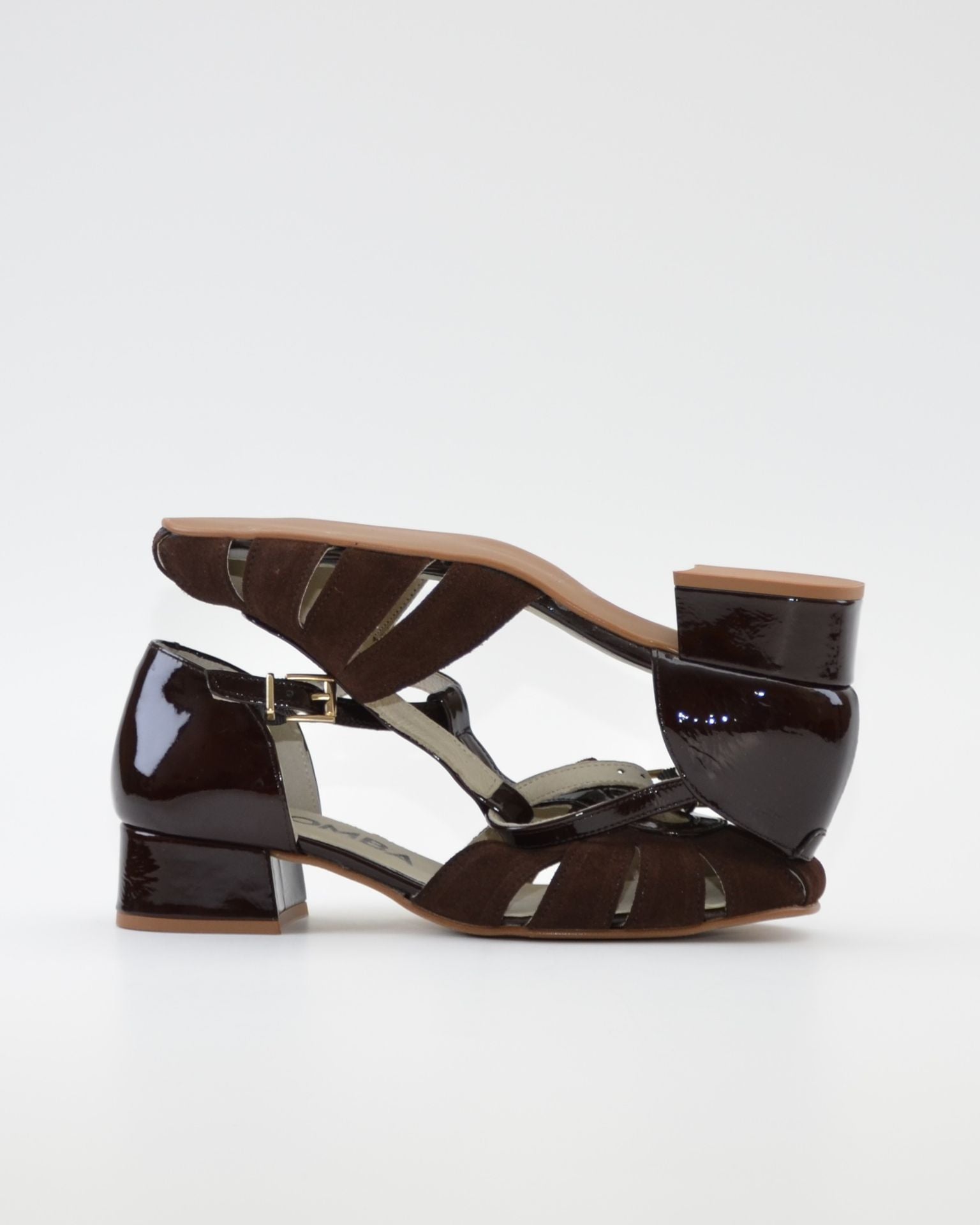 SANDALIA CANGREJERA MUJER MARRON CHOCOLATE LACOMBA COLUMBINE