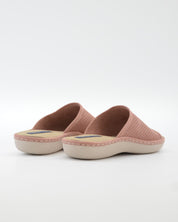 ZAPATILLA DE CASA MUJER ABIERTA PLANA COLOR ROSA SUAVE J.ORTEGA 4027 MAQUILLAJE