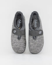 ZAPATILLAS DE CASA MUJER ANCHO ESPECIAL CABRERA 5454 FLORELLA GRIS