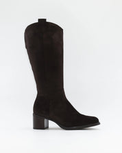 BOTA ALTA MUJER ANCHO ESPECIAL DE GEMELO ANCHO PIESANTO 235461 XL SERRAJE MARRON CHOCOLATE