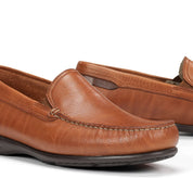 ZAPATO MOCASIN HOMBRE FLUCHOS COLOR CUERO ORION 8682