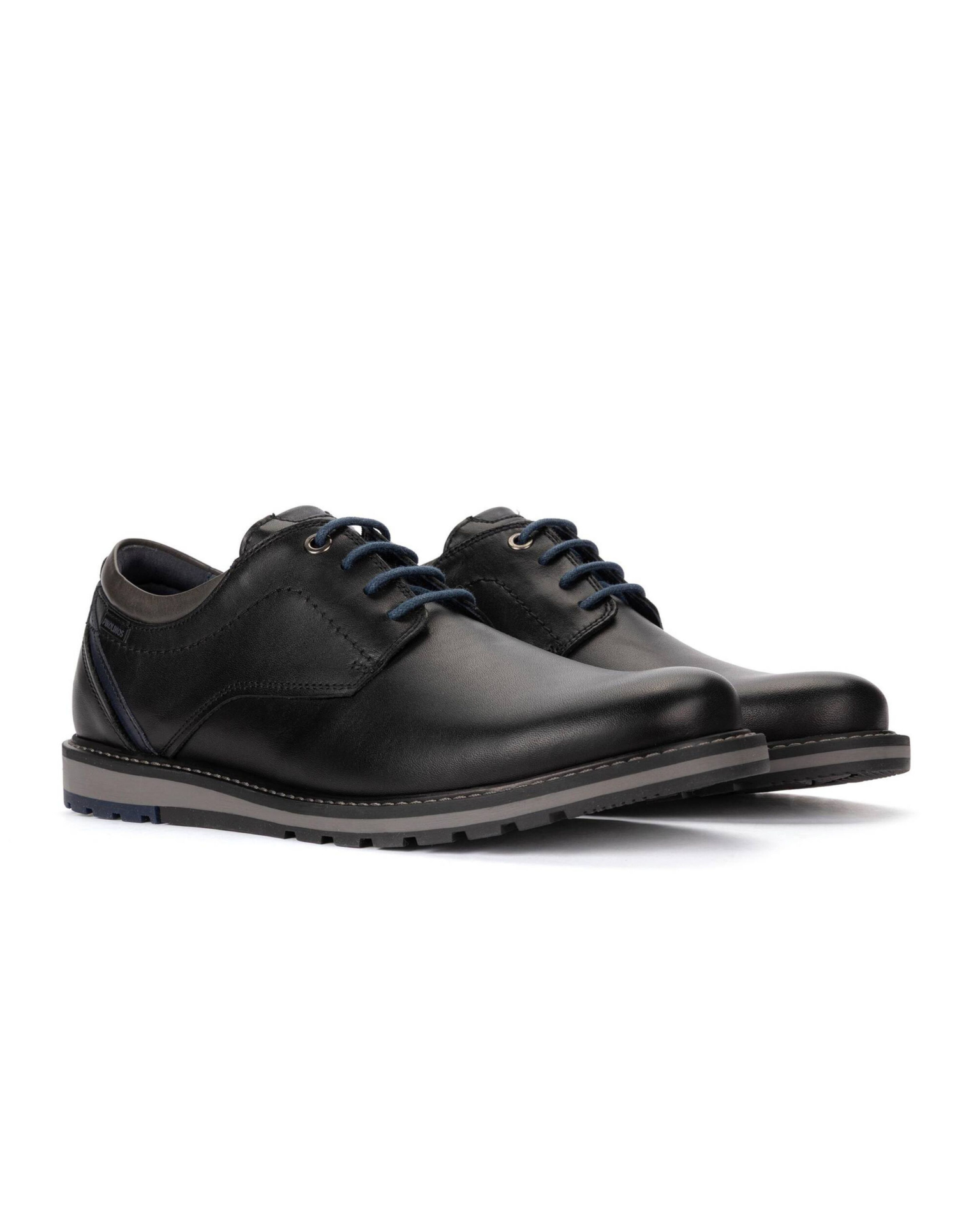 ZAPATO CASUAL HOMBRE PIKOLINOS CON CORDONES COLOR NEGRO BERNA M8J-4331 C1