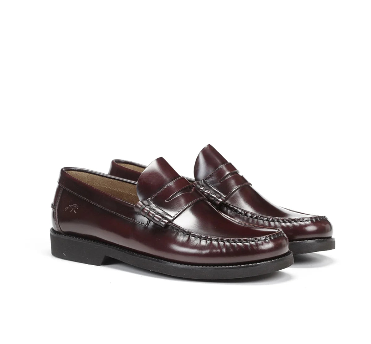 ZAPATO MOCASIN HOMBRE CON ANTIFAZ COLOR BURDEOS FLUCHOS STAMFORD F0047