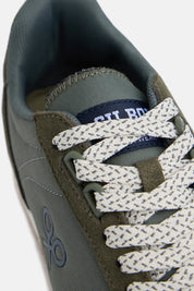 SNEAKERS HOMBRE SILBON AZUL VERDE RETRO RUNNING