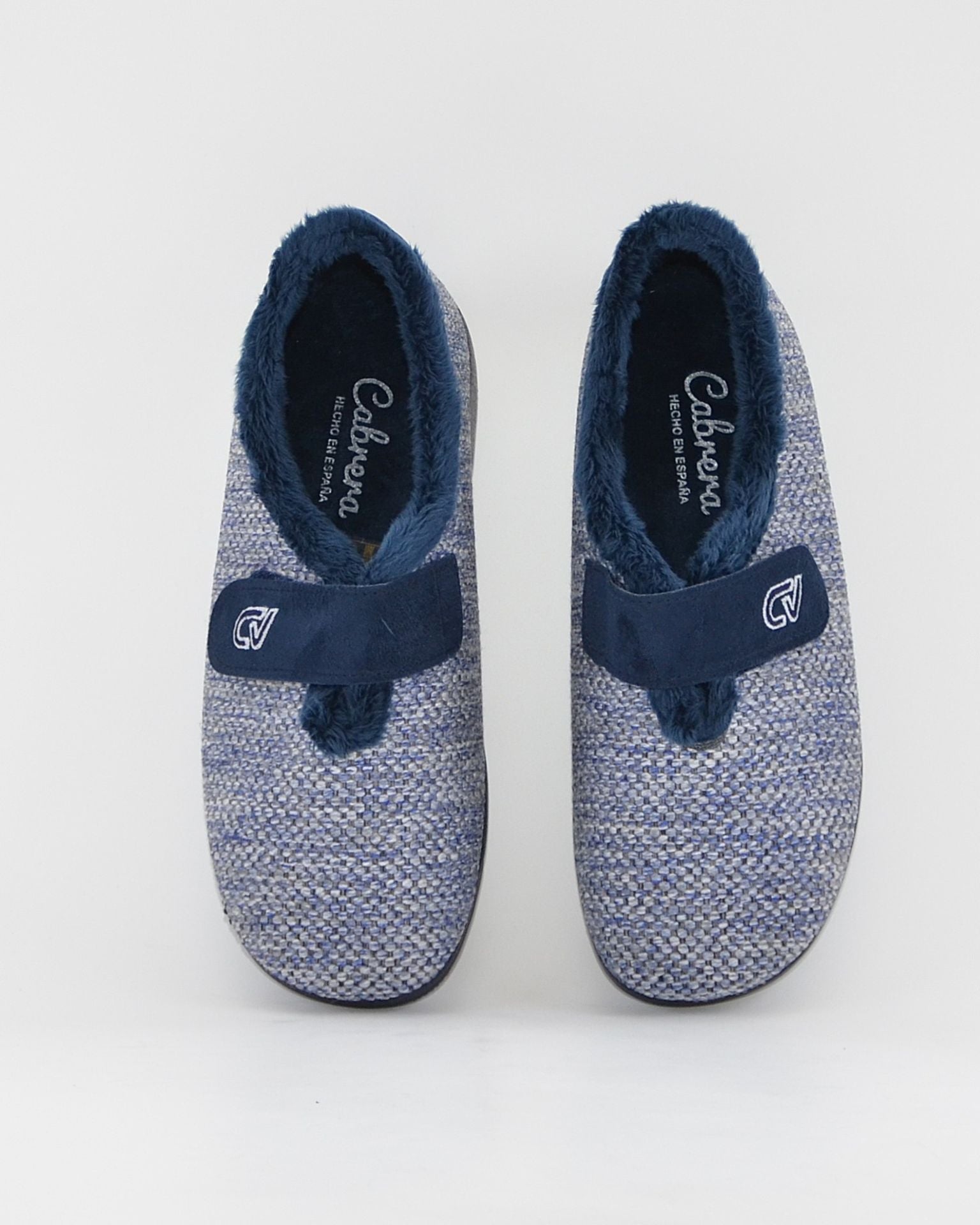 ZAPATILLAS DE CASA MUJER ANCHO ESPECIAL CABRERA 5454 FLORELLA MARINO