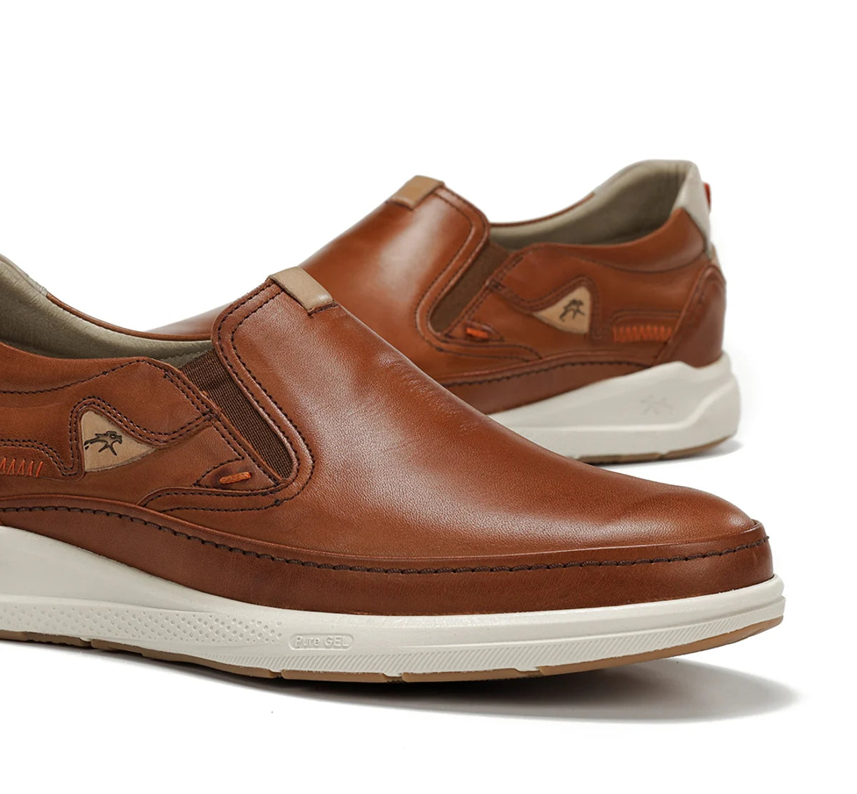 ZAPATO MOCASIN HOMBRE COLOR CUERO FLUCHOS KADIR F2445