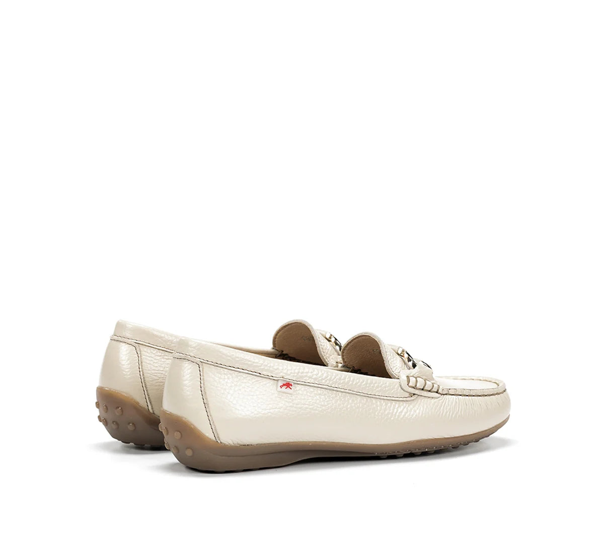 ZAPATO MOCASIN MUJER FLUCHOS COLOR BEIGE BRUNI F2156 RAW