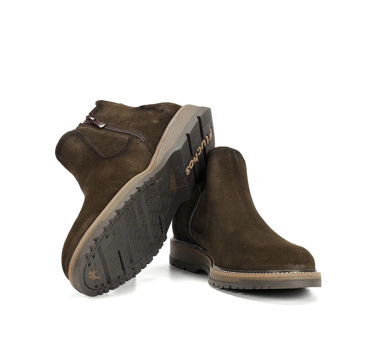 BOTIN CHELSEA HOMBRE SERRAJE MARRON FLUCHOS BUGGY F2323 CAFÉ