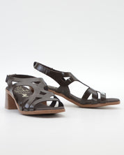 SANDALIA MUJER CHAROL MARRON TACON PLANTA DE GEL OH MY SANDALS 5992