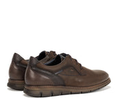 ZAPATO CASUAL MARRON ENGRADADO F0974 KIRO K.CAFÉ