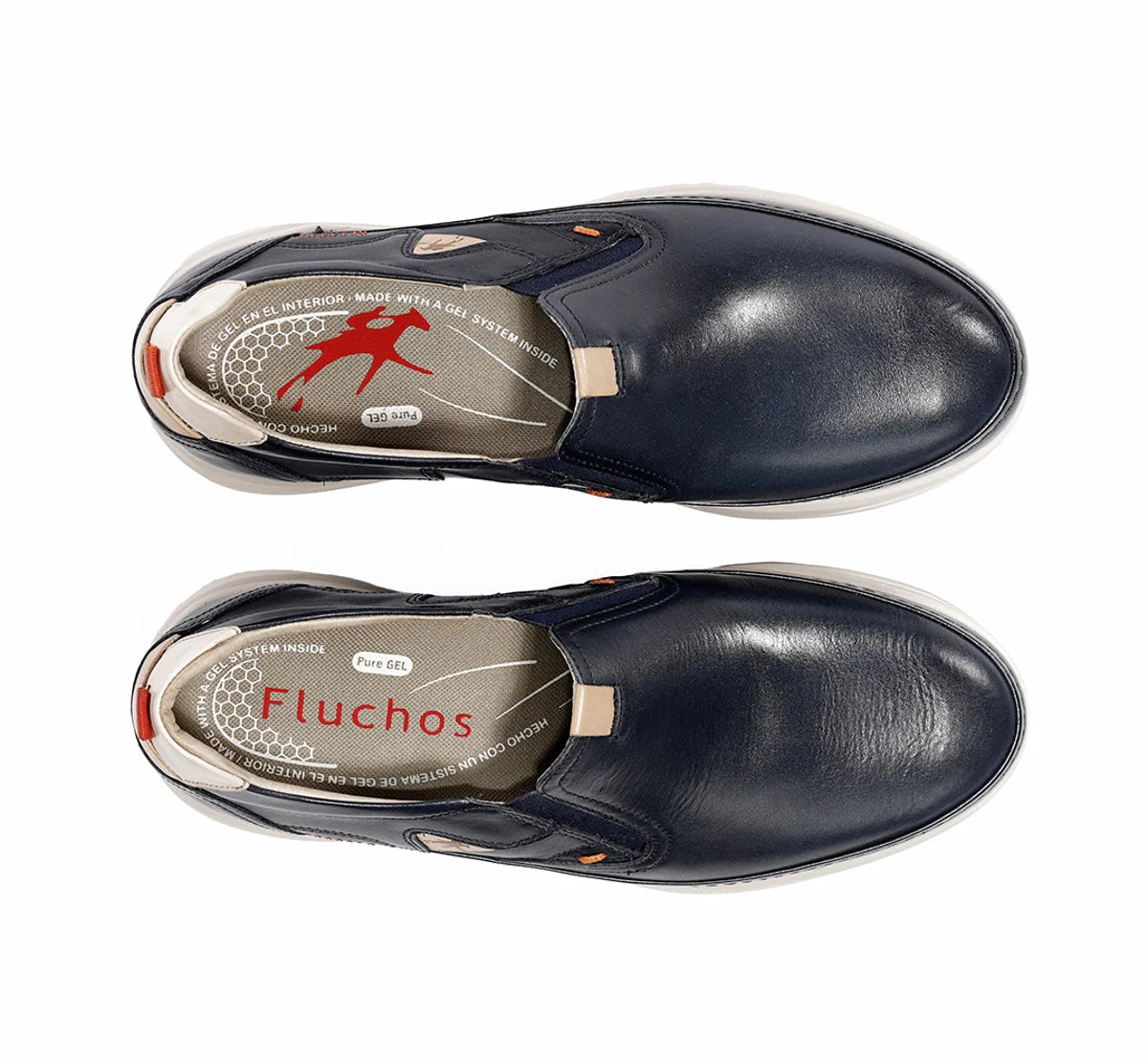 ZAPATO MOCASIN HOMBRE COLOR AZUL MARINO FLUCHOS KADIR F2445