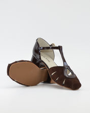 SANDALIA CANGREJERA MUJER MARRON CHOCOLATE LACOMBA COLUMBINE