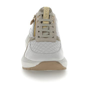 DEPORTIVO MUJER CORDON Y CREMALLERA BLANCO ORO 221620