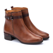 BOTIN MUJER COLOR CUERO CON CREMALLERA MALAGA W6W-8622
