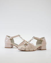 SANDALIA CANGREJERA MUJER CHAROL BEIGE LACOMBA GAILLARDIA