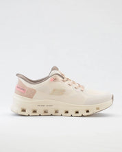 SNEAKERS MUJER SKECHERS BEIGE 150428 NTBR CORDON ELÁSTICO SLIP-INS