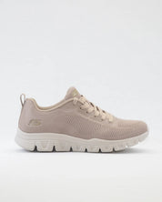 SNEAKERS MUJER SKECHERS 117700 TPE TAUPE CORDON