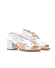 SANDALIA TACON MUJER COLOR PLATA METALIZADO 34209