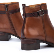 BOTIN MUJER COLOR CUERO CON CREMALLERA MALAGA W6W-8622