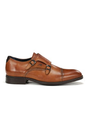 ZAPATO HOMBRE MONKTRAP DOS HEBILLAS COLOR CUERO F1838 ASGARD