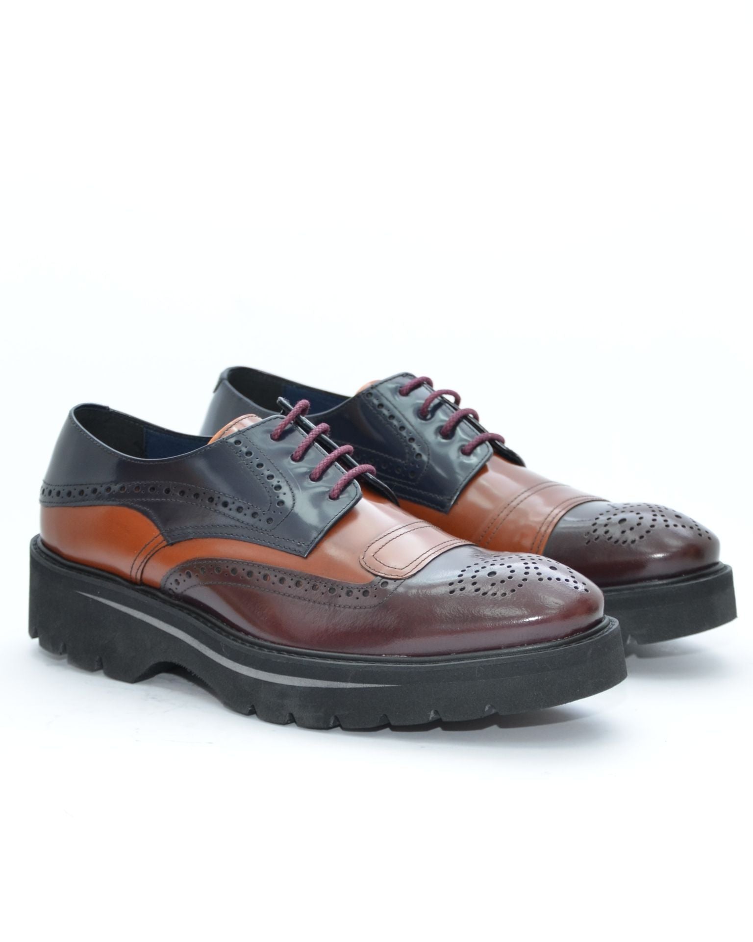 ZAPATO HOMBRE BLIUCHER PICADO FLORENTIC PISO GRUESO