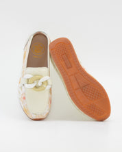 MOCASIN DEPORTIVO MUJER COLOR BEIGE BORDADO FLORES THE HAPPY MONK VANITY 011