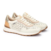 DEPORTIVO CON CIERRE ELÁSTICO PARA MUJER PIKOLINOS COLOR NATA W1M-6629C1