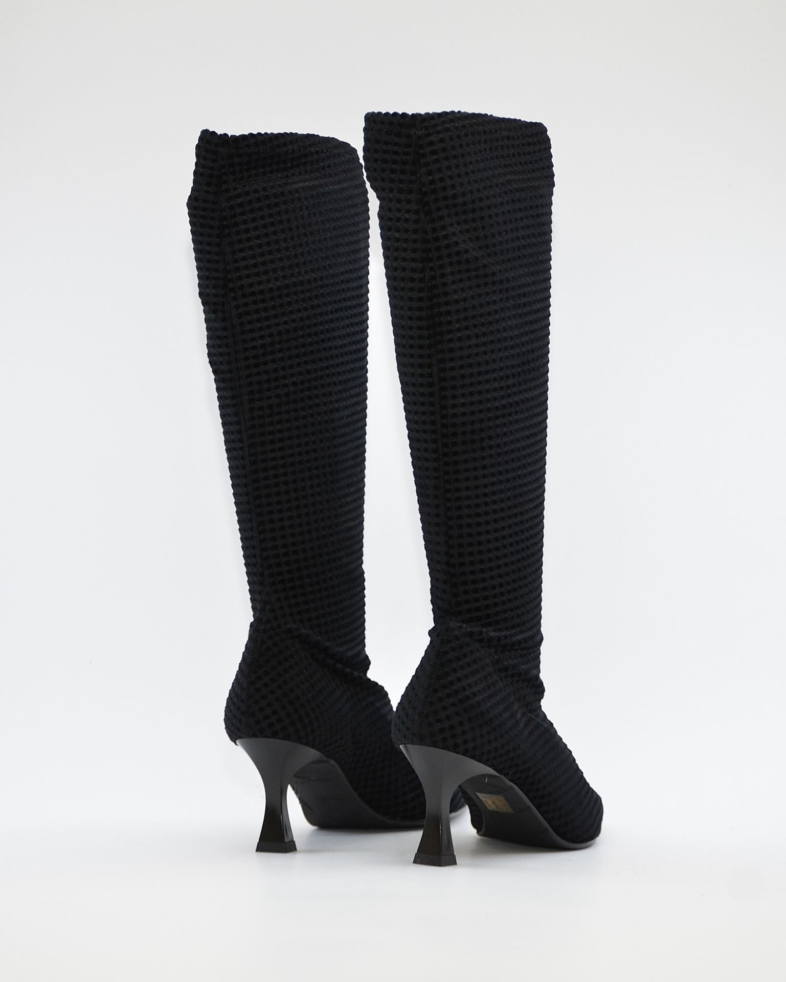 BOTA ALTA LYCRA MUJER COLOR NEGRO DANIELA VEGA 2208S MOIRA