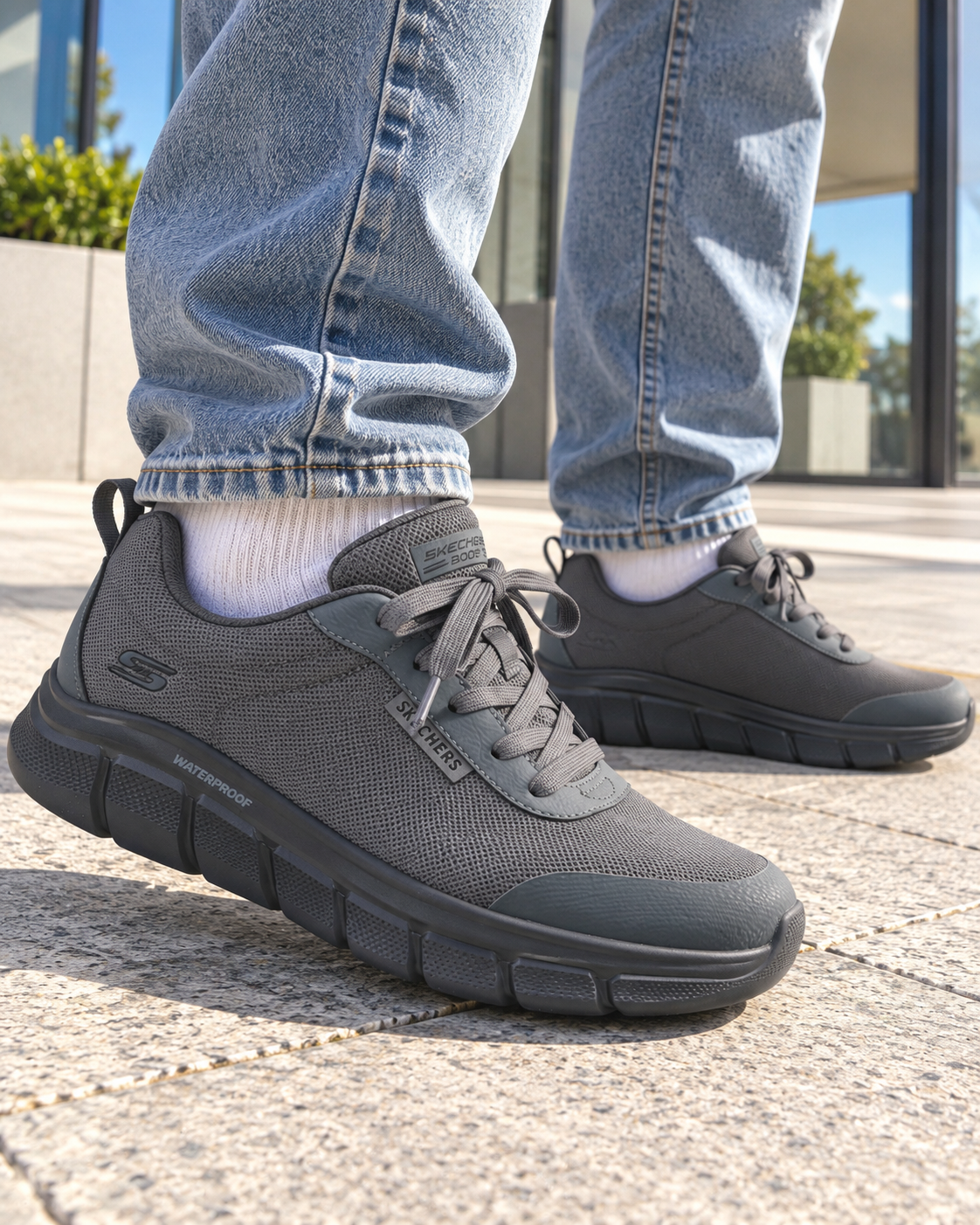 SNEAKERS HOMBRE DEPORTIVO SKECHERS WATERPROOF 118111 CCL
