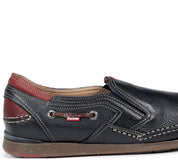 ZAPATO MOCASION FLUCHOS AZUL MARINO CON ELÁSTICOS MARINER 9883